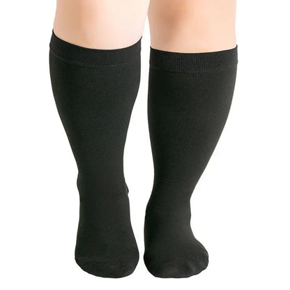 Graduated Compression Socks with Heel & Ankle Support for Circulation, Swelling & Fatigue Relief – Seamless, Moisture-Wicking Design