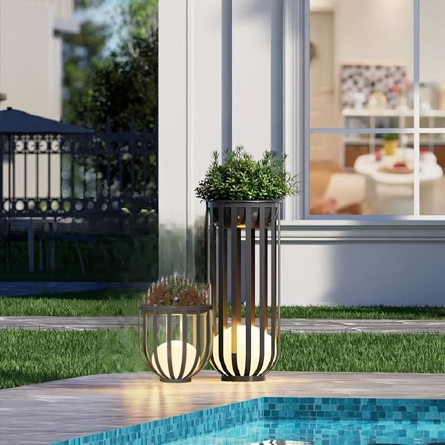 Aurevia - SolarGlow Remote Control Outdoor Garden Lamp