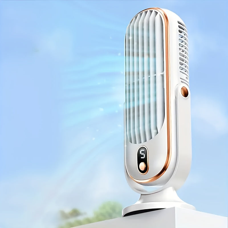 Rechargeable Portable Desk Fan with 720° Rotation & 8-Hour Battery – Quiet USB Travel Cooling Fan for Home, Office & Camping