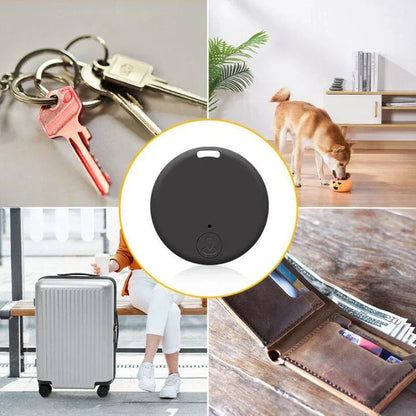 Bluetooth Item Locator Tag Set of 2 – Track Keys Wallet Bags with Phone App Finder Device 164 ft Range Compact Keychain Attachment for Every