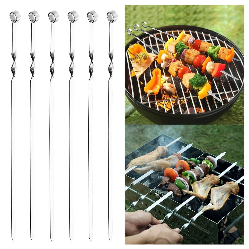 SKEWERPRO – Long Handle BBQ Skewers Set