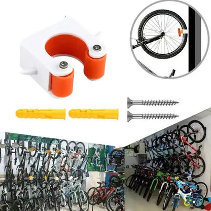 Indoor Bicycle Storage Racks – 3-Piece Wall-Mounted Bike Holder Set