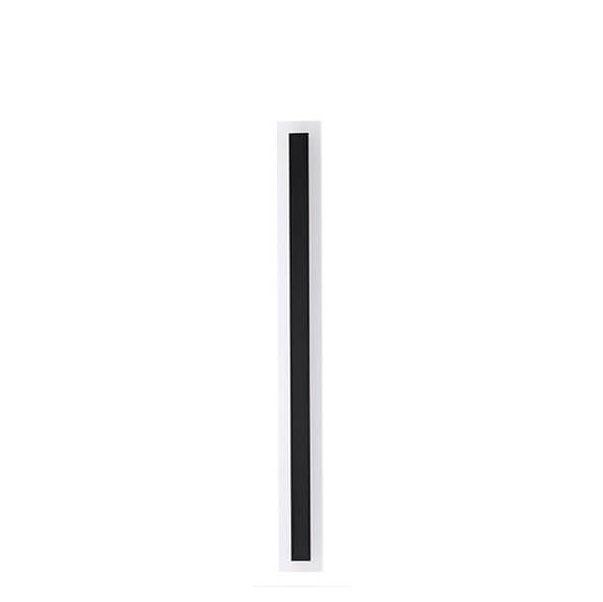 Outdoor LED Wall Sconce Hardwired Acrylic Fixture Black 12 in 7W-58W Energy-Saving Fence Patio Deck Entryway Lighting Modern Weather-Resista