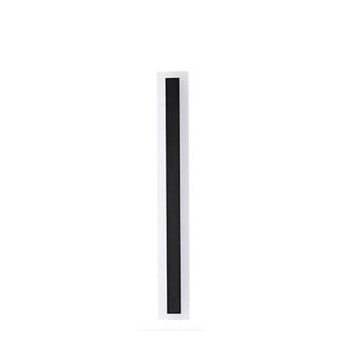 Outdoor LED Wall Sconce Hardwired Acrylic Fixture Black 12 in 7W-58W Energy-Saving Fence Patio Deck Entryway Lighting Modern Weather-Resista