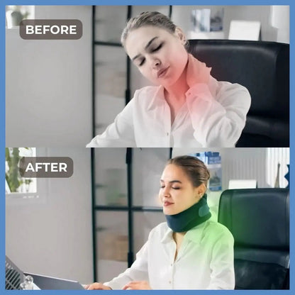 Adjustable Neck Support Brace for Sleep – Snoring Relief & Neck Pain Reduction – Breathable Design for Men & Women – Ergonomic Sleep