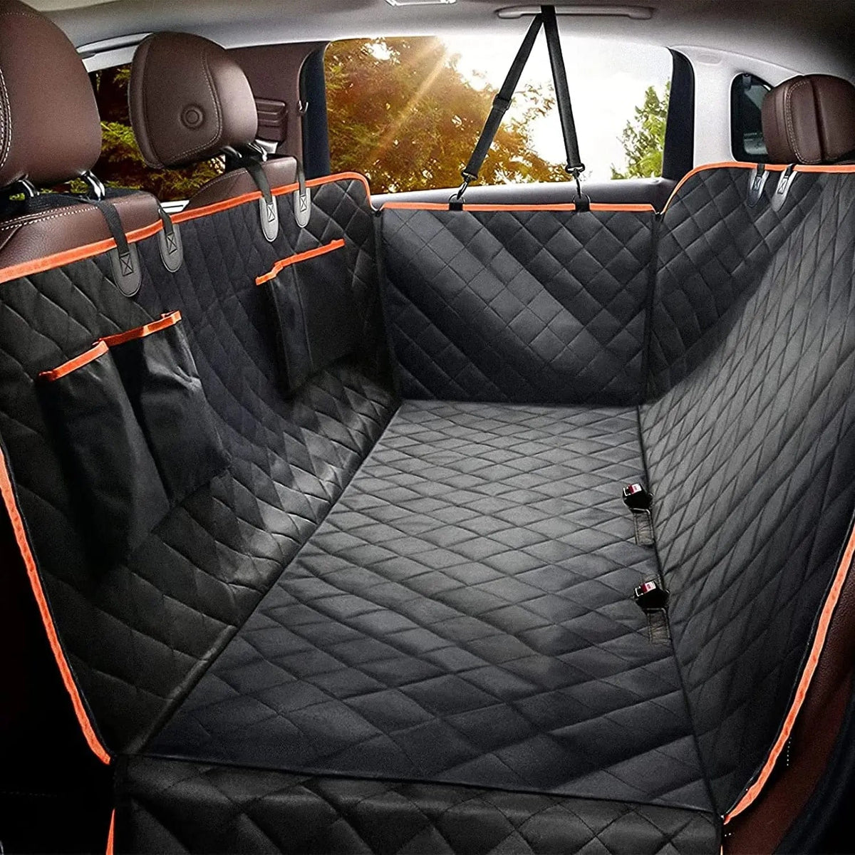 CarCompanion | Waterproof Car Seat Protector for Dogs with Non-Slip Design | Comfortable Cover for Travel