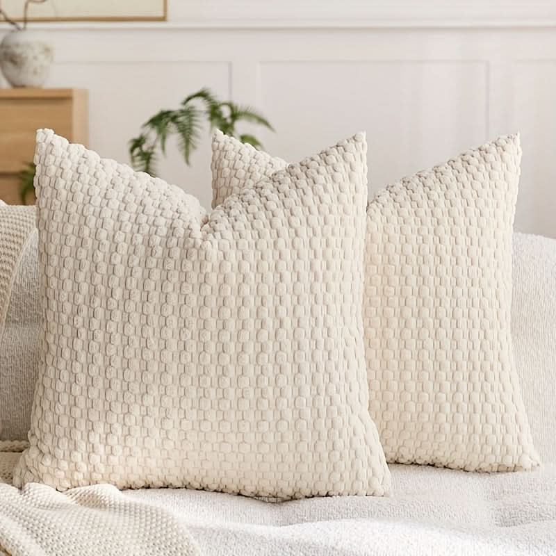 CORDFLOW – Bubble Texture Cushion Covers for Sofa & Bedroom Decor