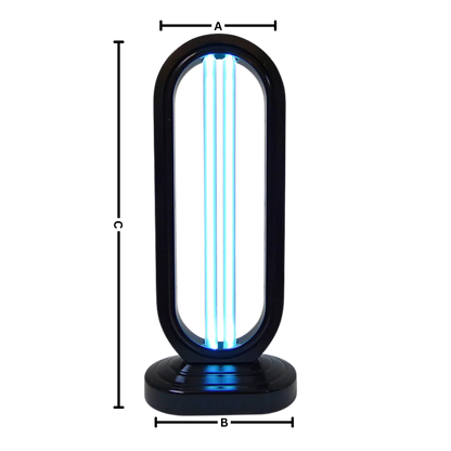 UV-C Sanitizing Light Bulb for Mattresses Carpets Upholstery | Portable Germicidal Lamp 38W | Bacteria Virus Bed Bug Eliminator with