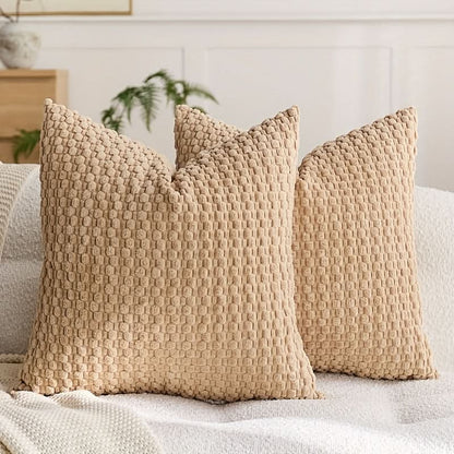 CORDFLOW – Bubble Texture Cushion Covers for Sofa & Bedroom Decor