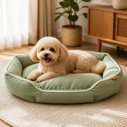 Ortekor All-Season Plush Donut Pet Bed