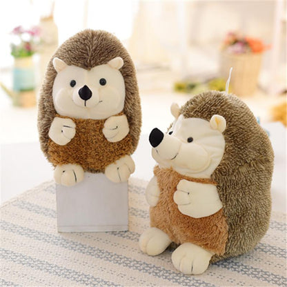 Plush Hedgehog Stuffed Animal Toy – Soft Cuddly Woodland Creature Doll for Kids Toddlers & Babies, Adorable Smiling Face with Sparkly