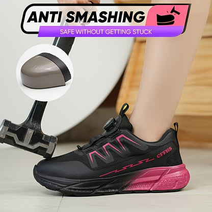 Women's Steel Toe Safety Work Shoes – Lightweight Slip-Resistant Footwear for Job Sites & Industrial Use
