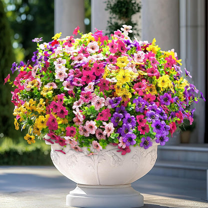 UV-Resistant Faux Flowers for Outdoor & Indoor Décor – Fade-Proof Lifelike Blooms Year-Round, No Watering or Maintenance