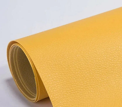 Peel-and-Stick Faux Leather Upholstery Repair Sheet – Cut to Size for Couches, Car Seats & Furniture – 8×55 in Restoration Patch