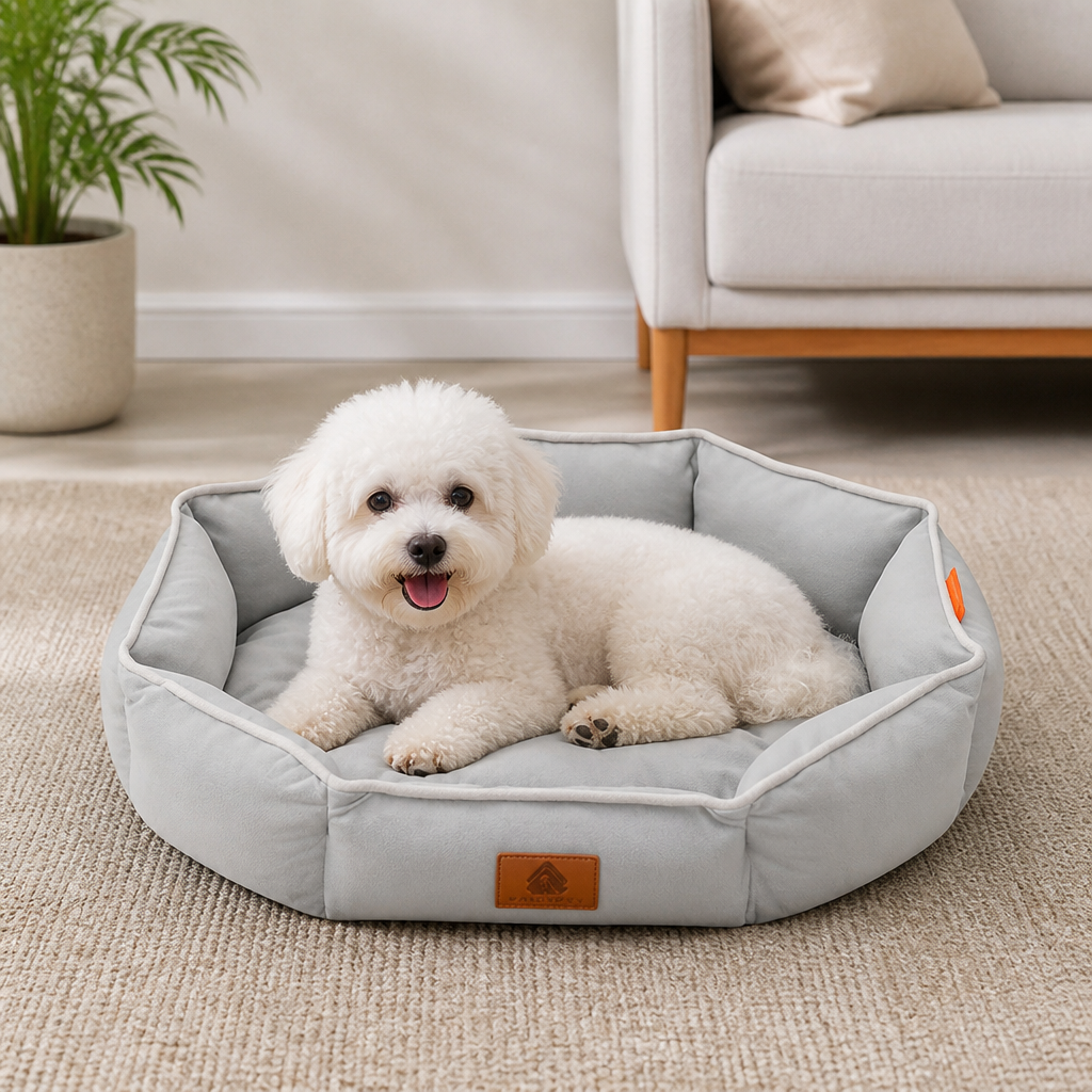 Ortekor All-Season Plush Donut Pet Bed