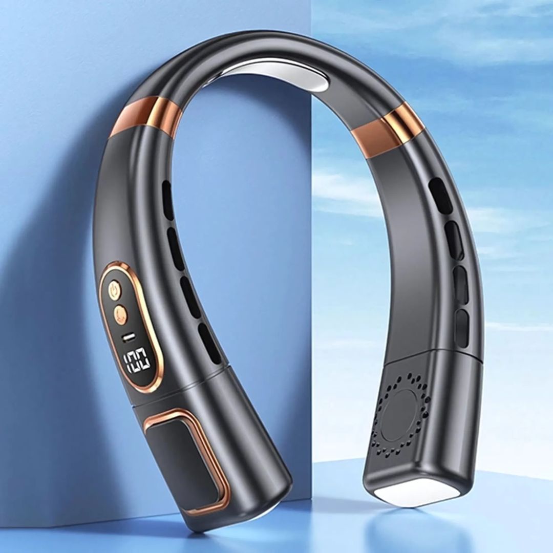 360° Bladeless Neck Fan | Portable Design with Adjustable Speeds for Instant Cooling Relief
