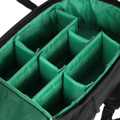 Camera Backpack Compact Adjustable Padded Dividers & Double Zippers