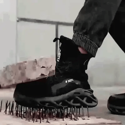 Work Boots Steel Toe & Kevlar Puncture-Resistant Slip-Resistant Sole