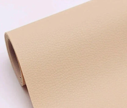 Peel-and-Stick Faux Leather Upholstery Repair Sheet – Cut to Size for Couches, Car Seats & Furniture – 8×55 in Restoration Patch