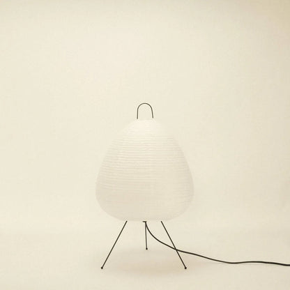 Paper Shade Accent Lamp 11 Inch Wide Metal Frame Bedside Nightstand Light for Bedroom Living Room Asian Inspired Home Decor