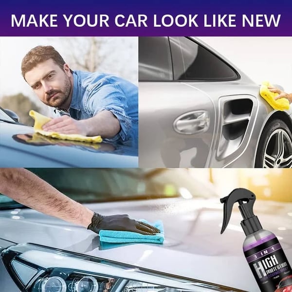 Ceramic Auto Detail Spray – Nano Coating for Car Paint Protection & Gloss Restoration