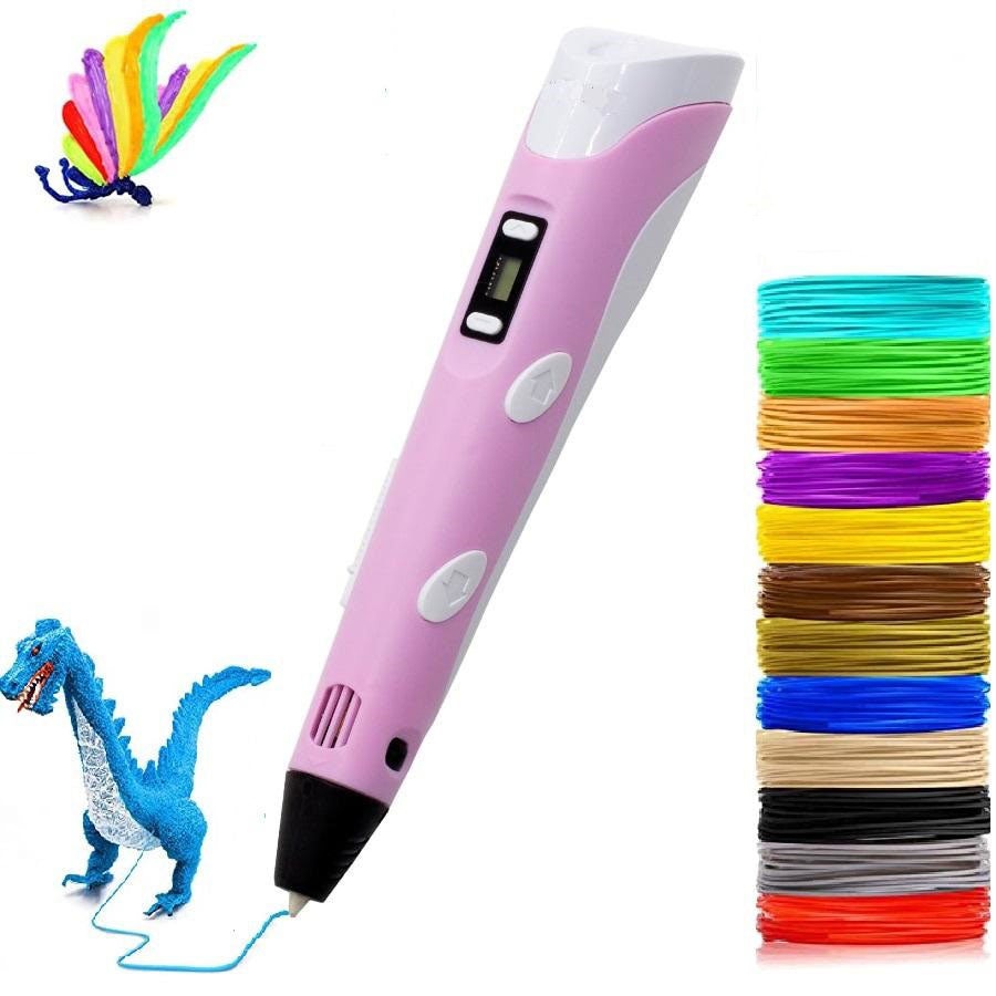 3D Drawing Pen for Kids & Adults – Handheld Art Tool with 164 ft Filament & USB Power