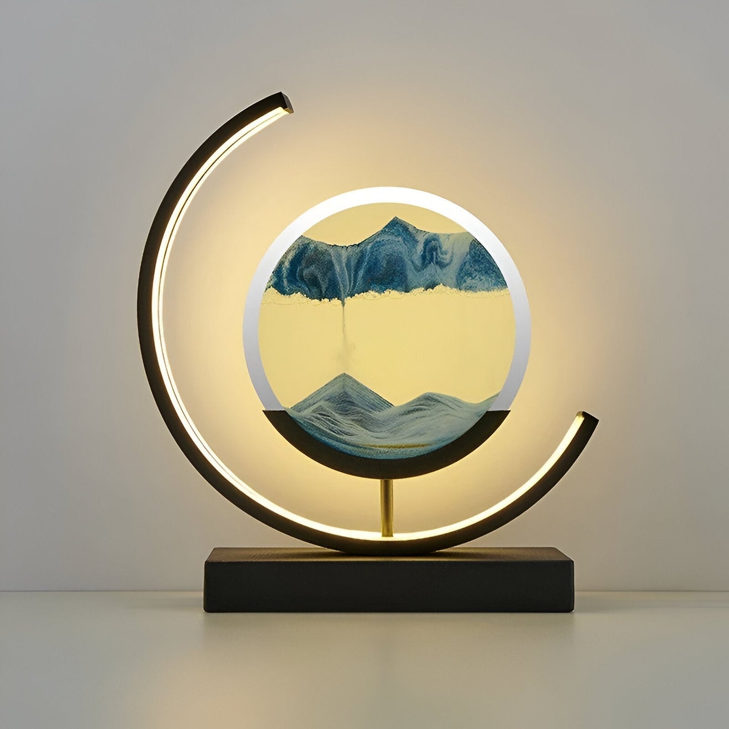 Warm Desert Table Lamp with Remote and Adjustable Brightness