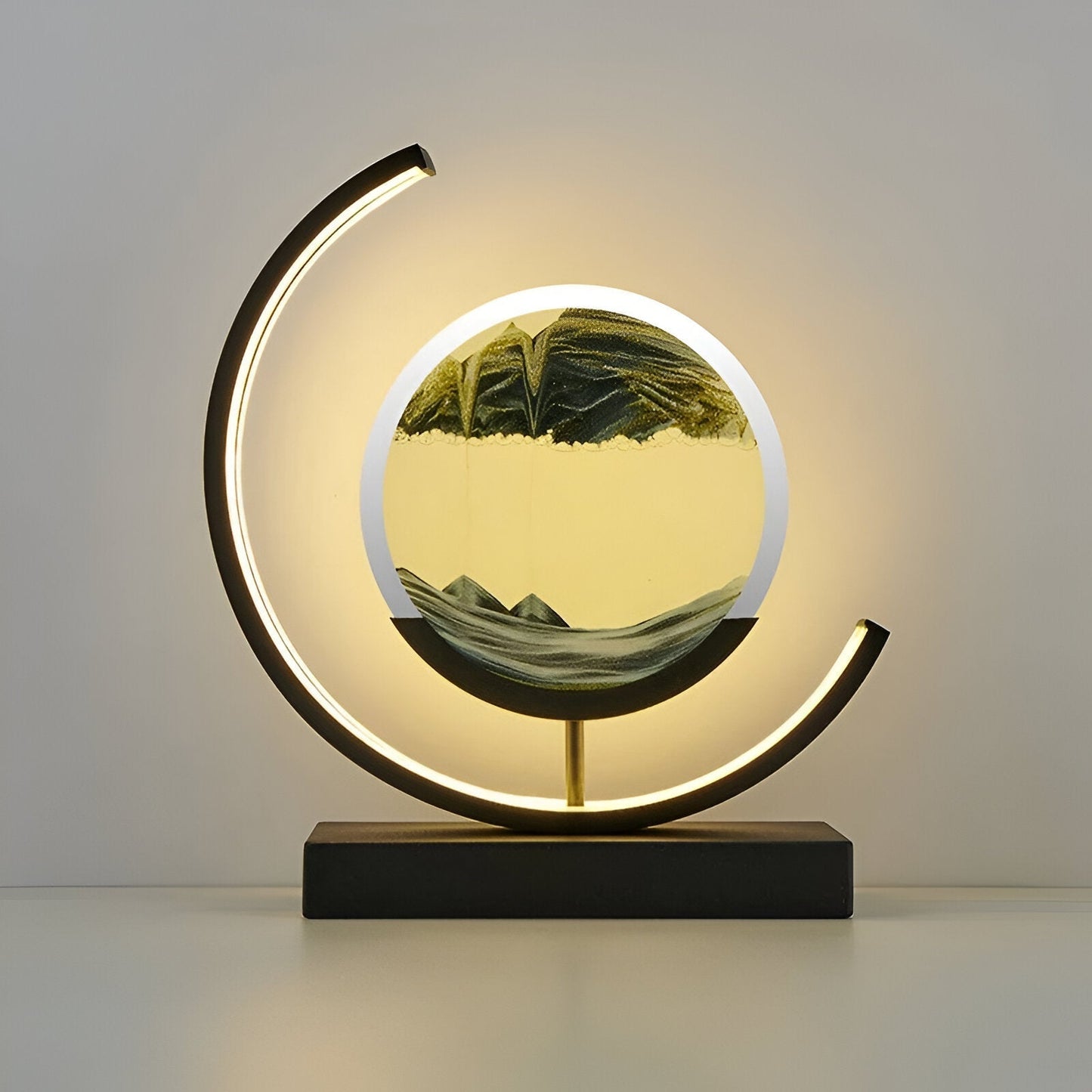 Warm Desert Table Lamp with Remote and Adjustable Brightness