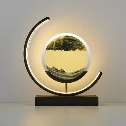 Warm Desert Table Lamp with Remote and Adjustable Brightness