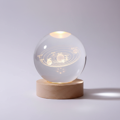 3D Engraved LED Lamp - Night Light with Warm White Glow - Home Decor