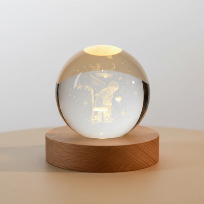 3D Engraved LED Lamp - Night Light with Warm White Glow - Home Decor
