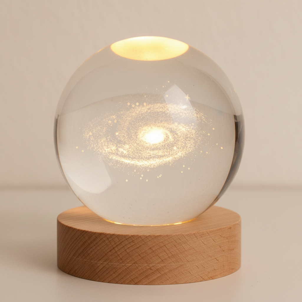 3D Engraved LED Lamp - Night Light with Warm White Glow - Home Decor