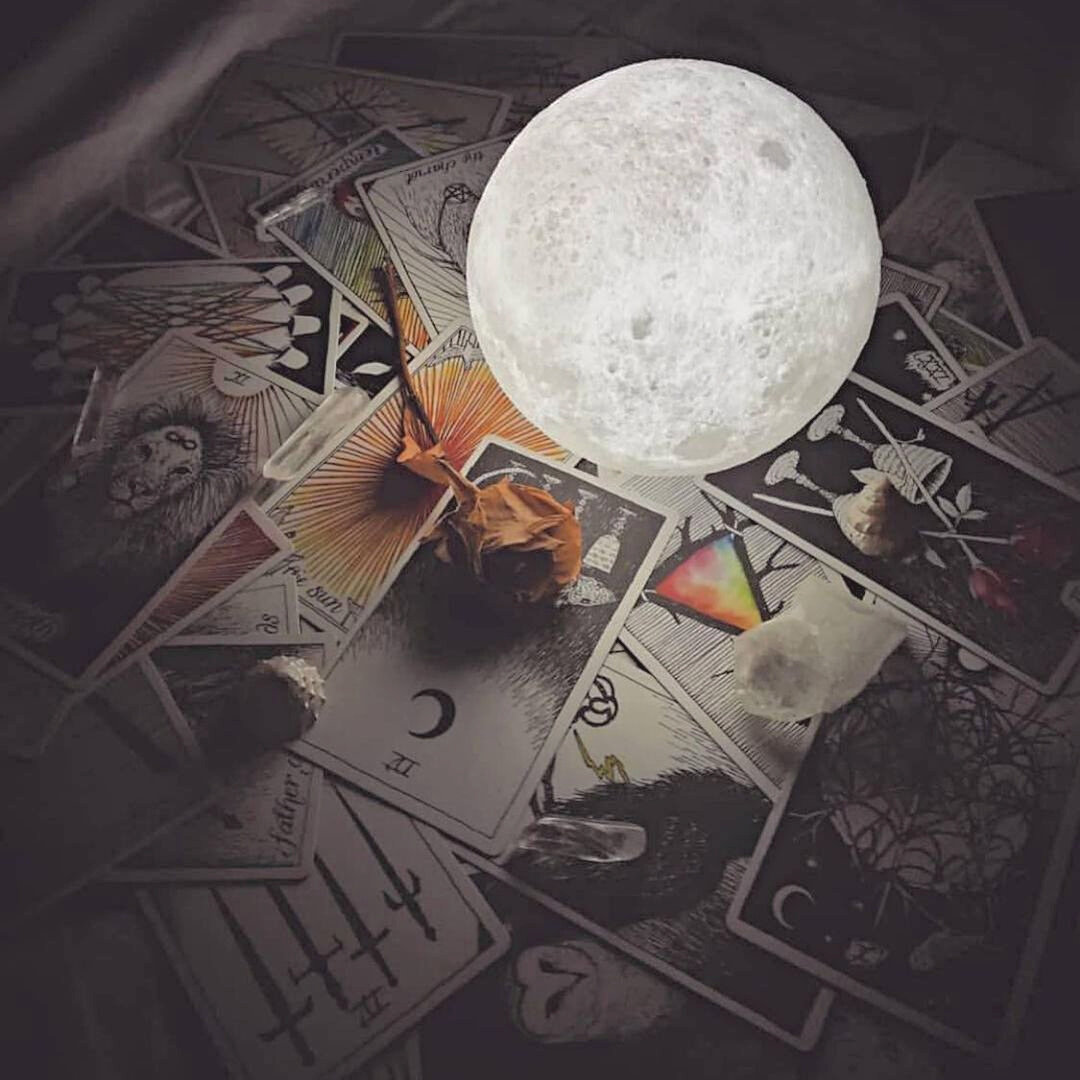 Moon Lamp with Touch Control – Portable Night Light, Warm White & Cold White Options