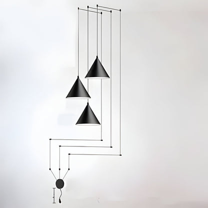 Sleek Silver Pendant Light | Simple Metal Drop Lamp