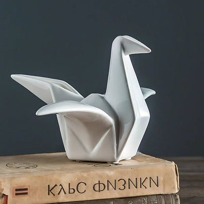 Oriana Bird Sculpture - Premium Ceramic, Minimalist Design