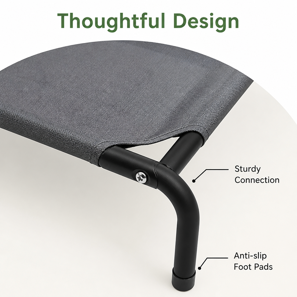 Ortekor Elevated Cooling & Chew-Resistant Dog Bed