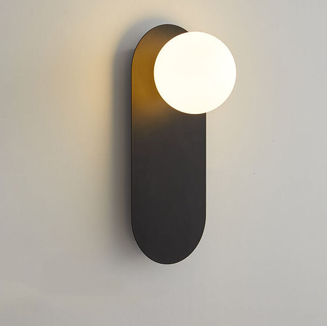 G9 Hardwired Wall Sconce Metal Glass 12 Inch Vertical Fixture Bedroom Hallway Indoor Lighting White Black for Modern Interiors