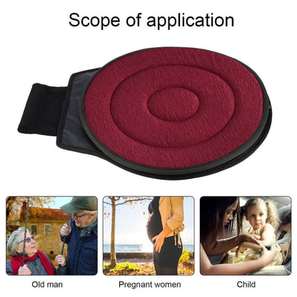 Swivel Seat Cushion with 360° Rotation for Easy Mobility and Back Support