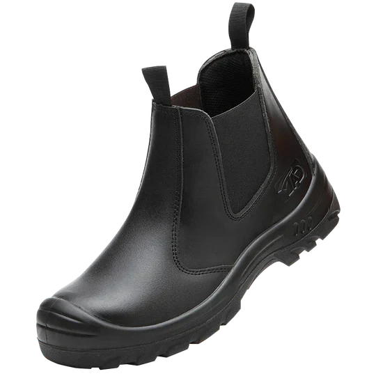Steel Toe Work Boots with Arch Support & Cushioned Insole for Construction & Warehouse