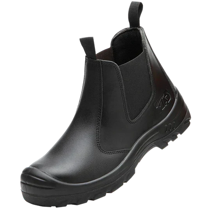 Steel Toe Work Boots with Arch Support & Cushioned Insole for Construction & Warehouse