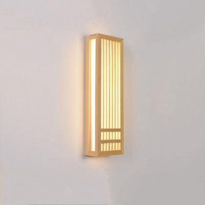 Wood Sconce Light 12 in Neutral Finish for Hallway Bedroom Entryway Ambient Low-Profile Fixture Energy-Saving Indoor Decor