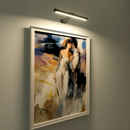 Elegant Wireless Wall Art Display Light with Adjustable Illumination for Stunning Artwork Presentation