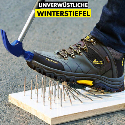 Men's Hiking Boots with Fleece Lining | Waterproof & Non-Slip for Ultimate Winter Comfort