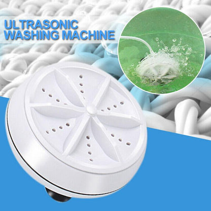 Compact USB-Powered Ultrasonic Cleaning Device for Dishes Glasses Jewelry & Produce 10W 5V Travel-Friendly Bowl Scrubber