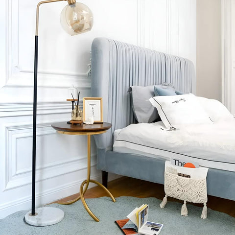 Brenna Bed Side Caddy - Handmade Canvas, Stylish Organizer