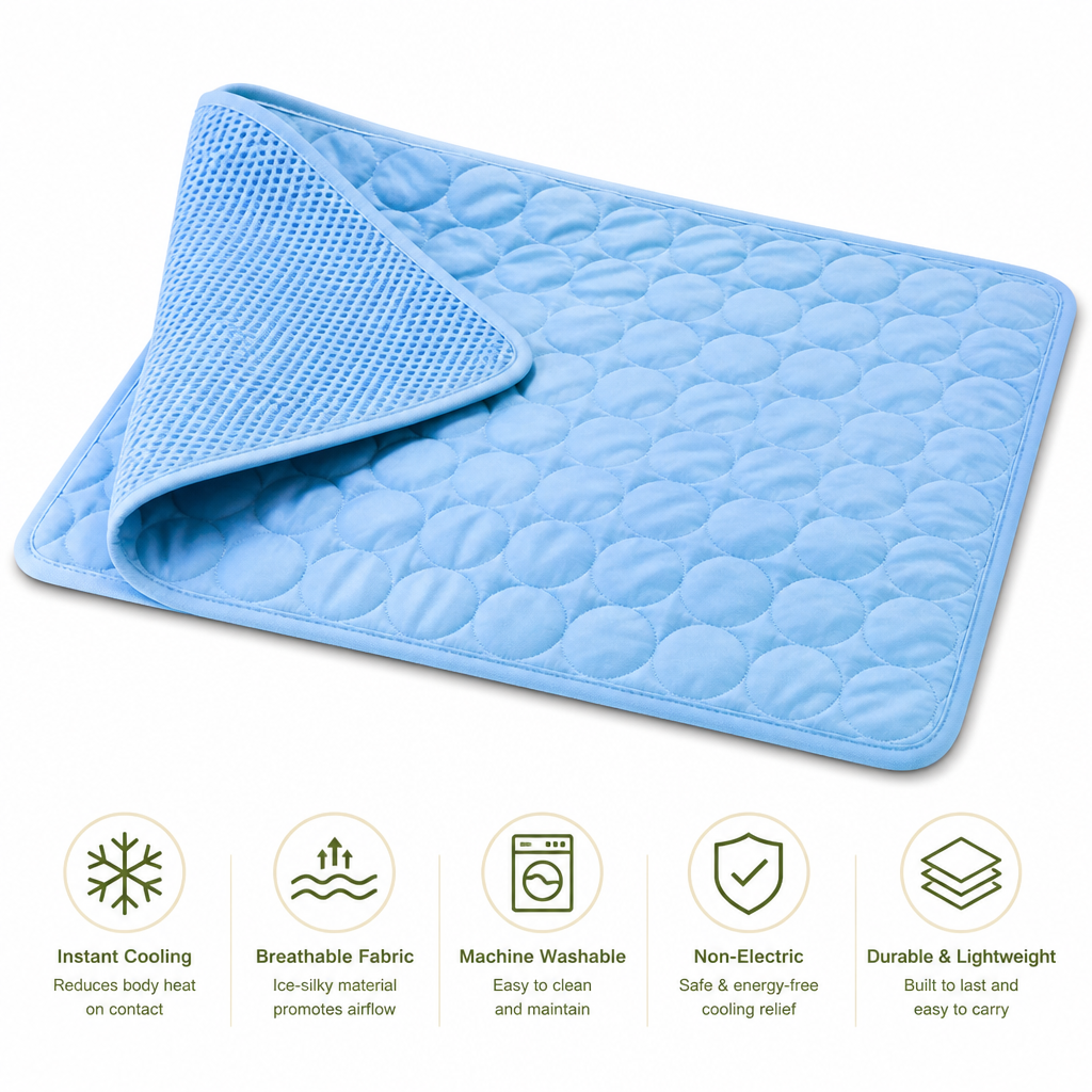 Ortekor Ice-Silky Breathable & Non-Electric Dog Cooling Pad