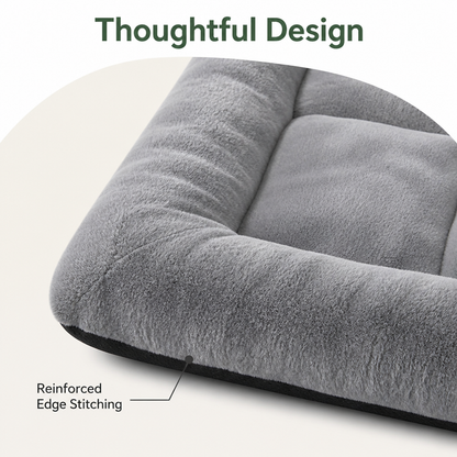 Ortekor Plush Flannel & Non-Slip Dog Mat (Machine Washable)