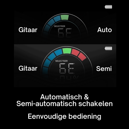 Automatic Guitar Tuner with Motorized Peg Winder for Acoustic, Electric & Bass | String Tool