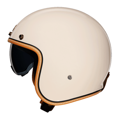 LumaGuard | Motorcycle Helmet with Lightweight ABS Shell | Retro Open Face Design for Stylish, Comfortable Riding