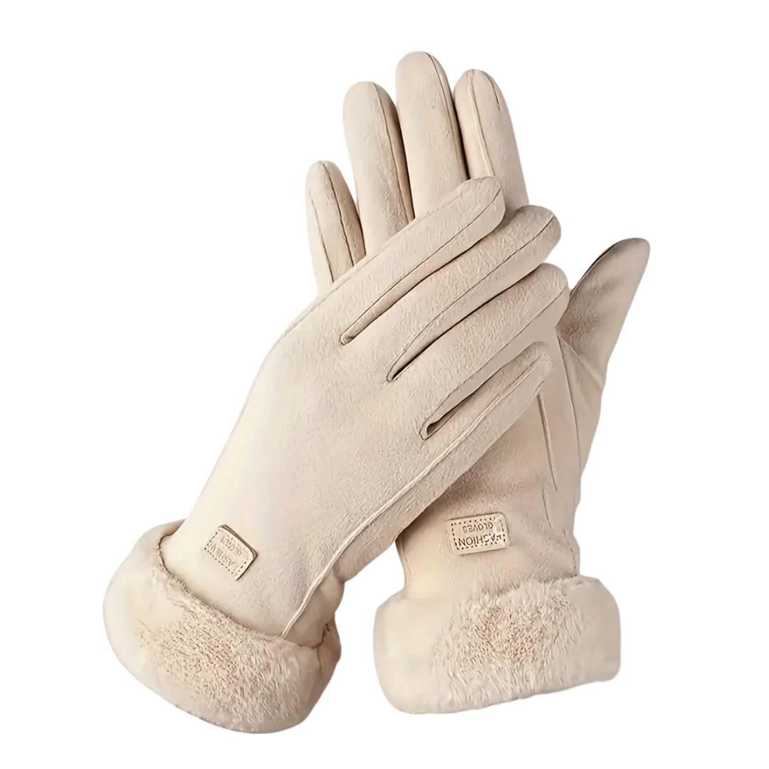 Touchscreen Winter Gloves Plush Lined for Women – Thermal Texting Gloves Smartphone Compatible Cold Weather Hand Warmers for Outdoor Walking